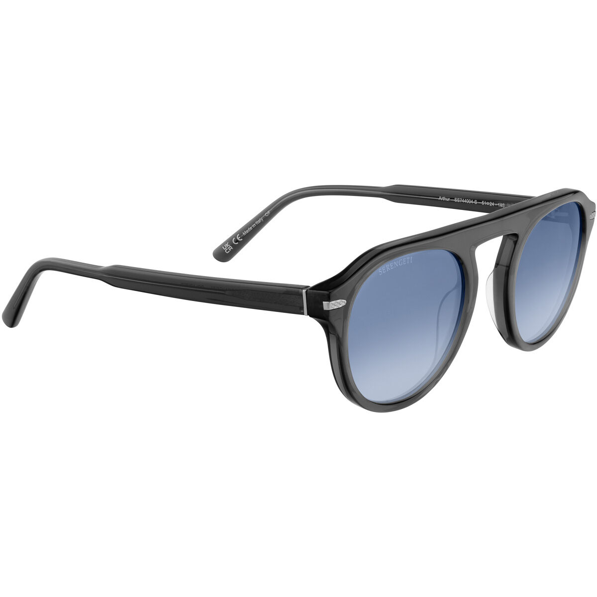 ARTHUR, Shiny Translucent Grey-Mineral Polarized Blue Gradient Cat 2 to 3, hi-res image number null